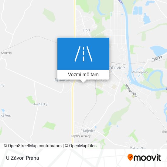 U Závor mapa