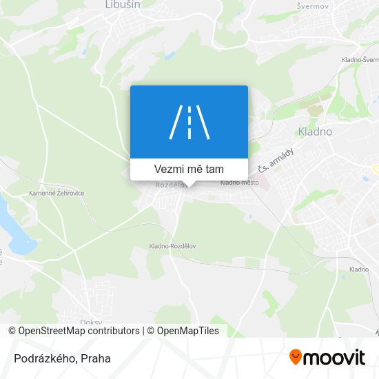 Podrázkého mapa