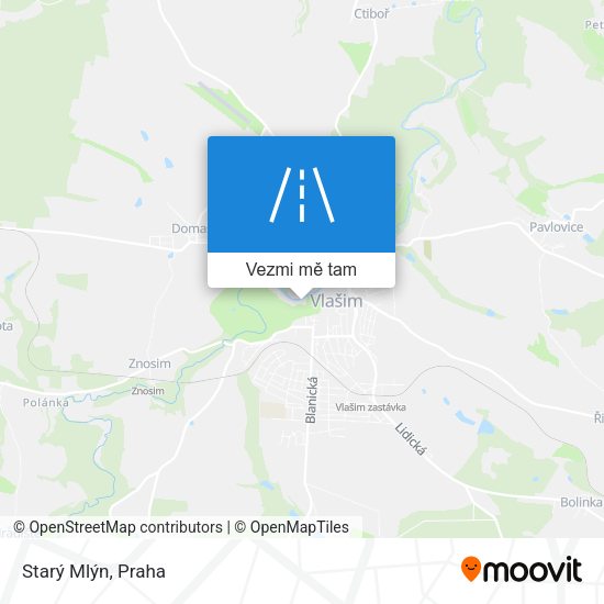 Starý Mlýn mapa