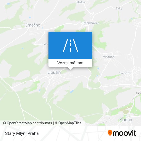 Starý Mlýn mapa
