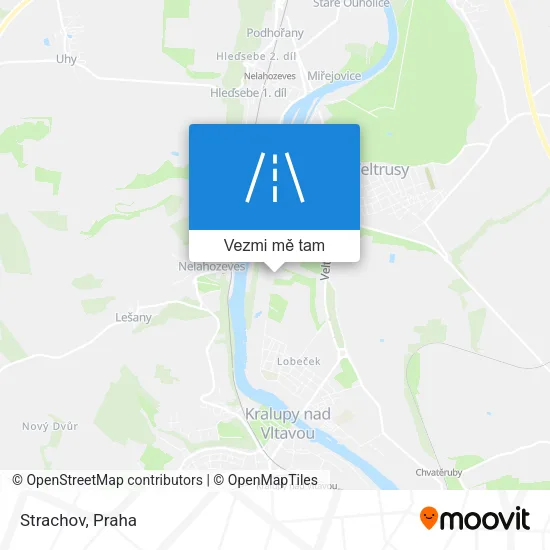 Strachov mapa