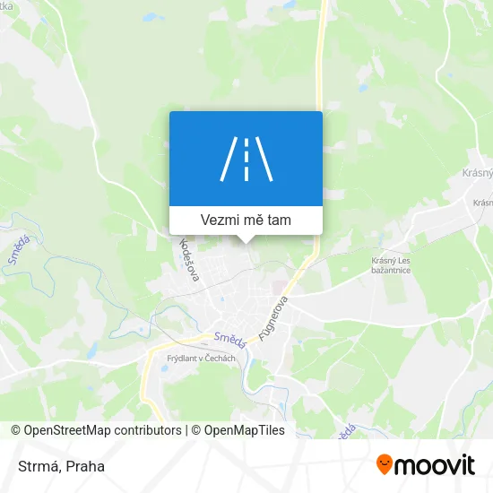 Strmá mapa