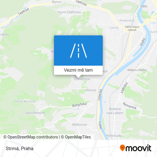 Strmá mapa