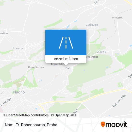 Nám. Fr. Rosenbauma mapa