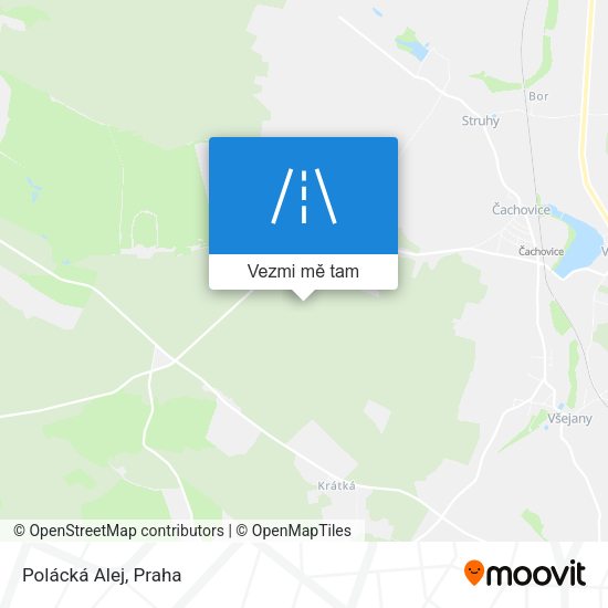 Polácká Alej mapa