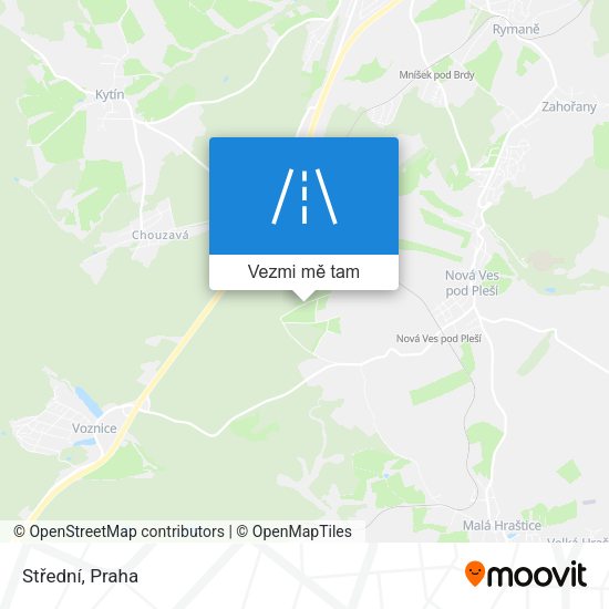 Střední mapa