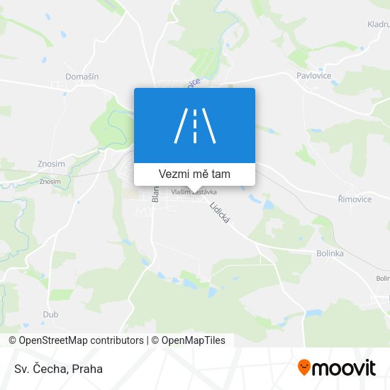 Sv. Čecha mapa