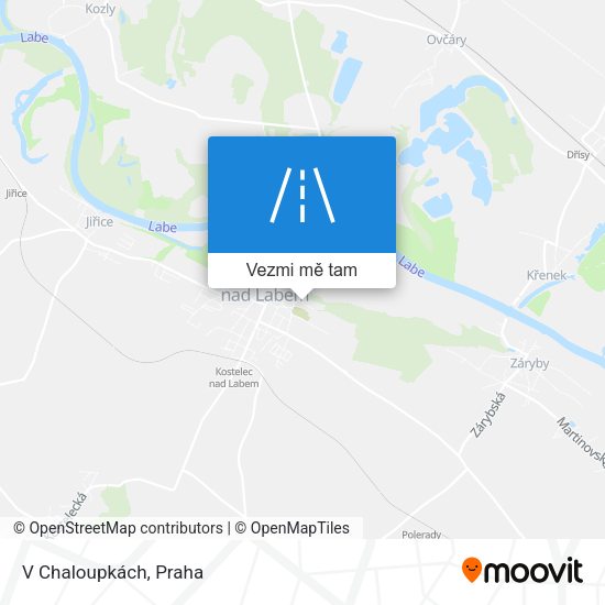 V Chaloupkách mapa