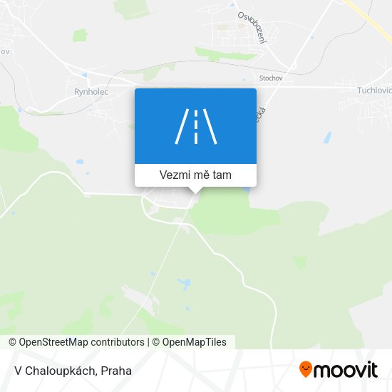 V Chaloupkách mapa