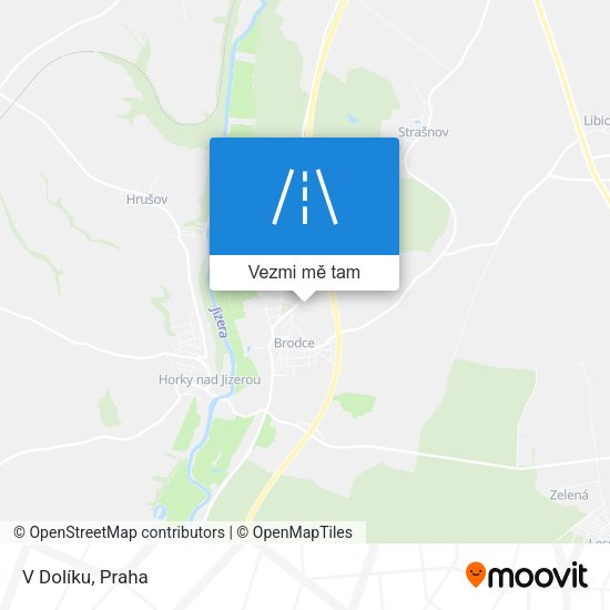 V Dolíku mapa