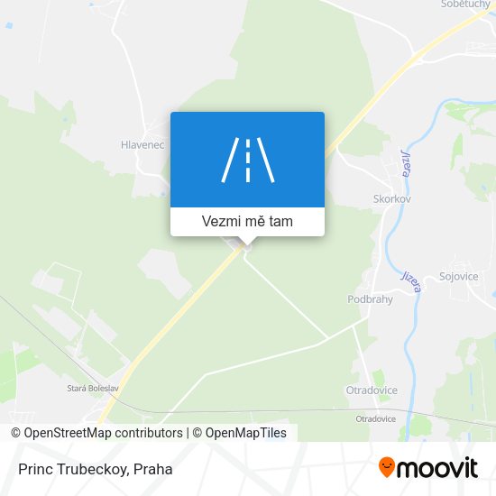 Princ Trubeckoy mapa