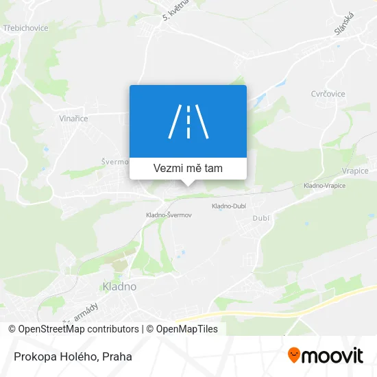 Prokopa Holého mapa