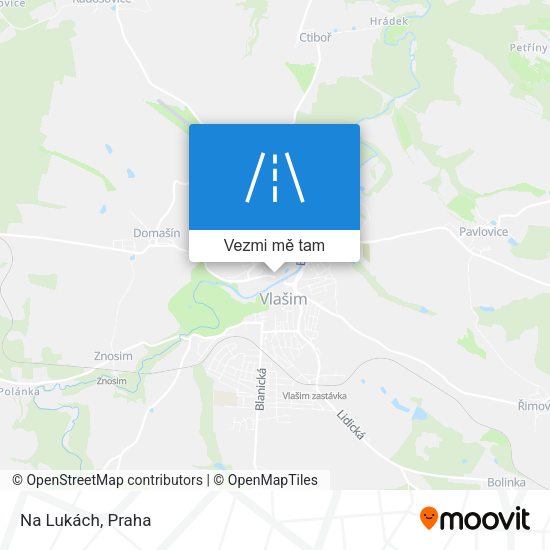 Na Lukách mapa