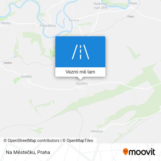 Na Městečku mapa