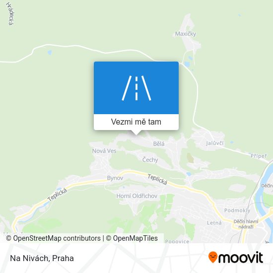 Na Nivách mapa