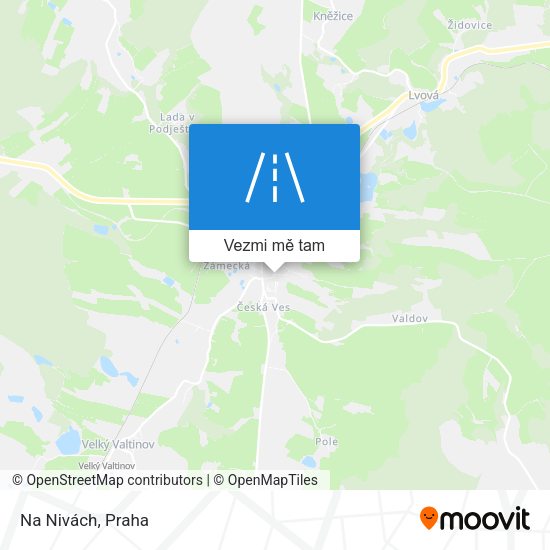 Na Nivách mapa