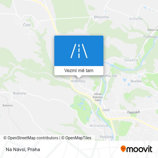 Na Návsi mapa