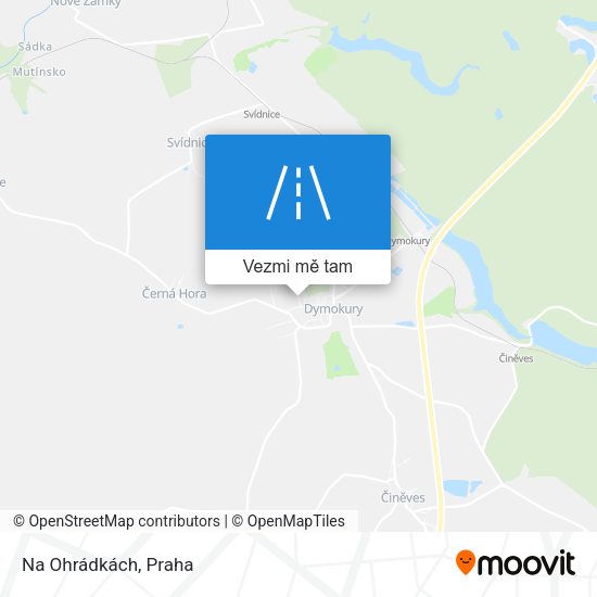 Na Ohrádkách mapa