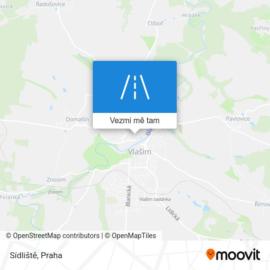 Sídliště mapa