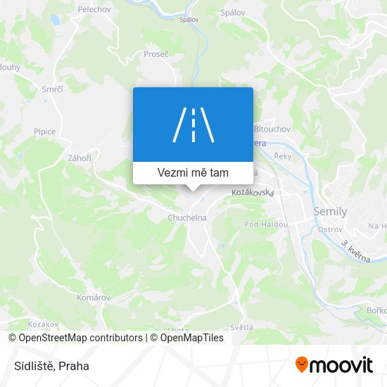 Sídliště mapa