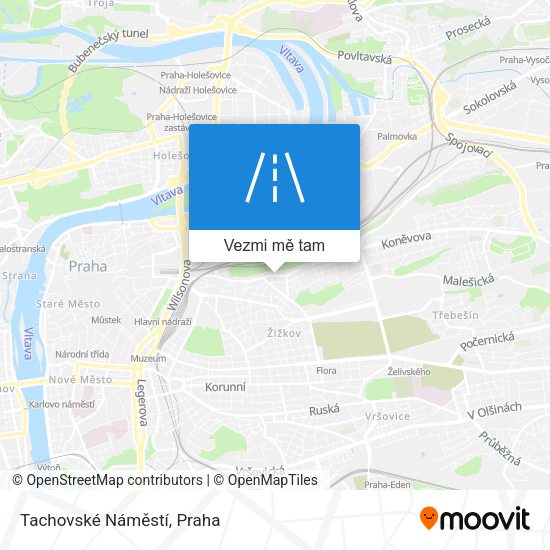 Tachovské Náměstí mapa