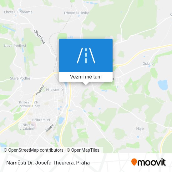Náměstí Dr. Josefa Theurera mapa
