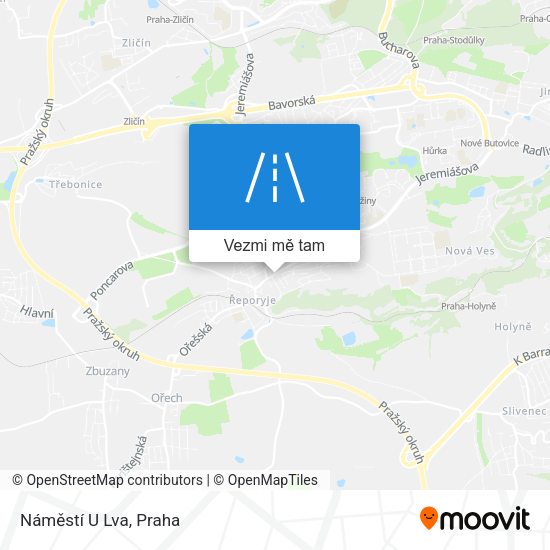 Náměstí U Lva mapa