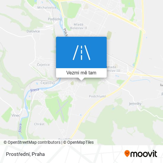 Prostřední mapa