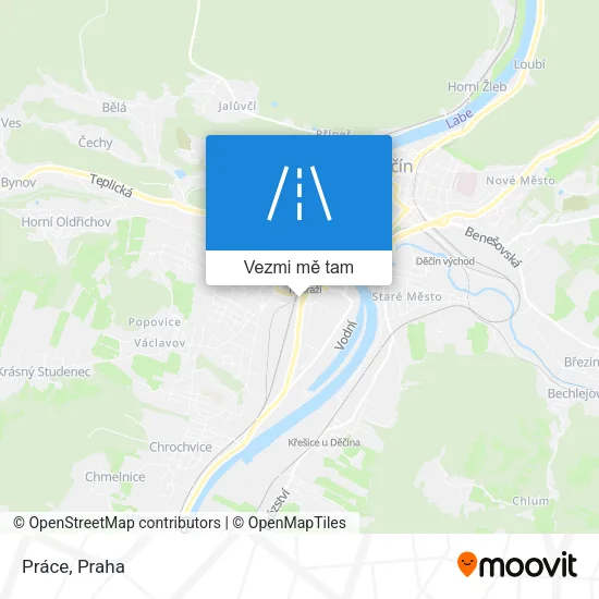 Práce mapa