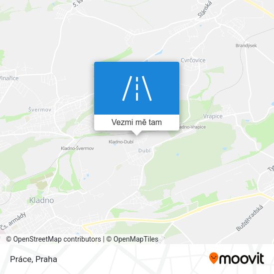 Práce mapa