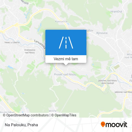 Na Palouku mapa