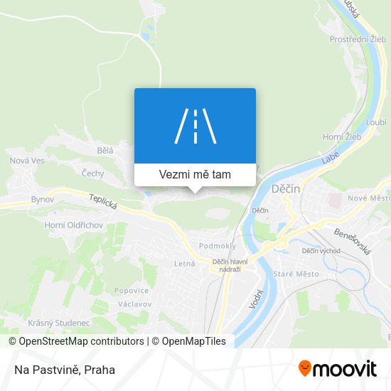Na Pastvině mapa