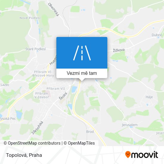 Topolová mapa