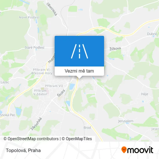 Topolová mapa