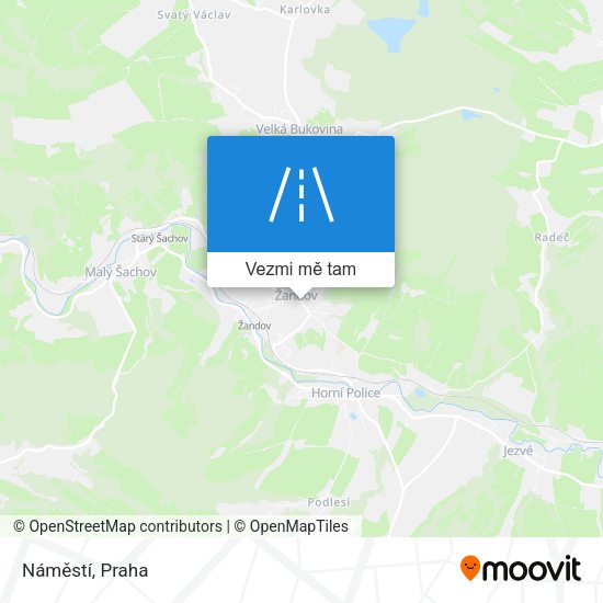 Náměstí mapa