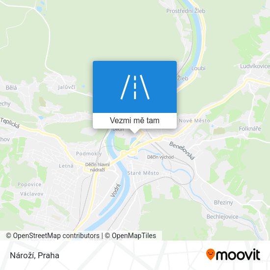 Nároží mapa