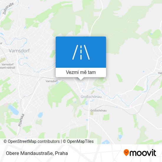 Obere Mandaustraße mapa