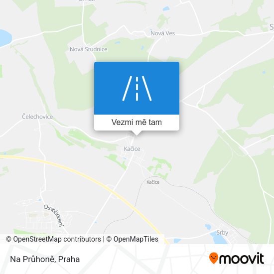 Na Průhoně mapa