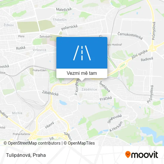 Tulipánová mapa