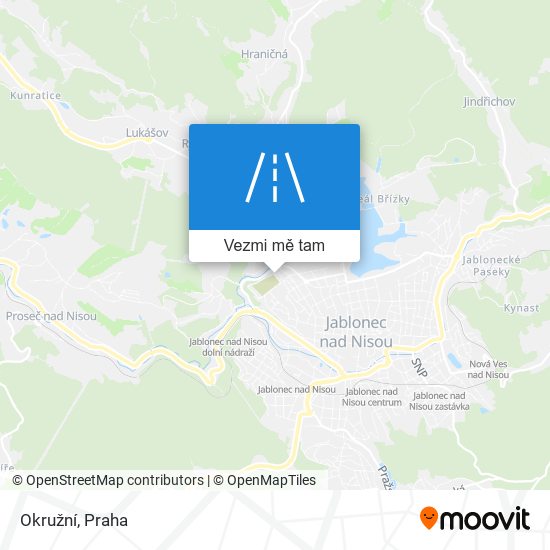 Okružní mapa