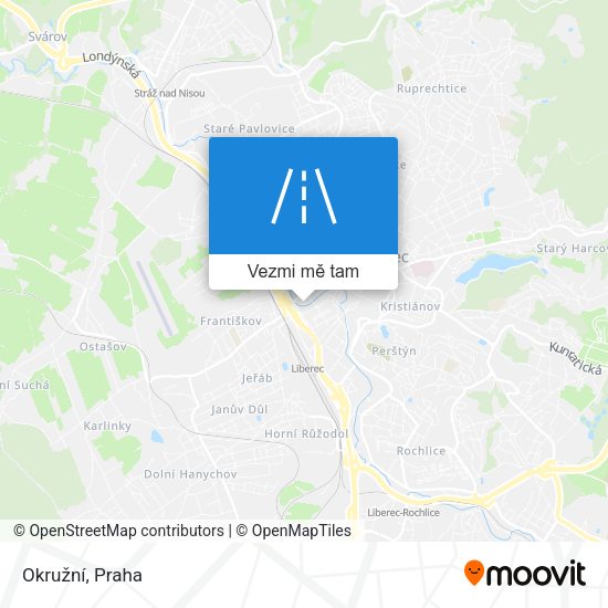 Okružní mapa