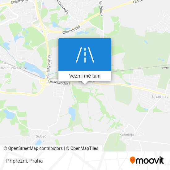 Přípřežní mapa