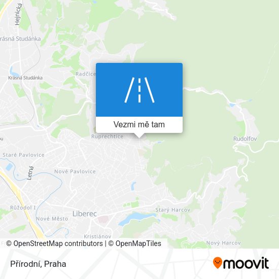 Přírodní mapa