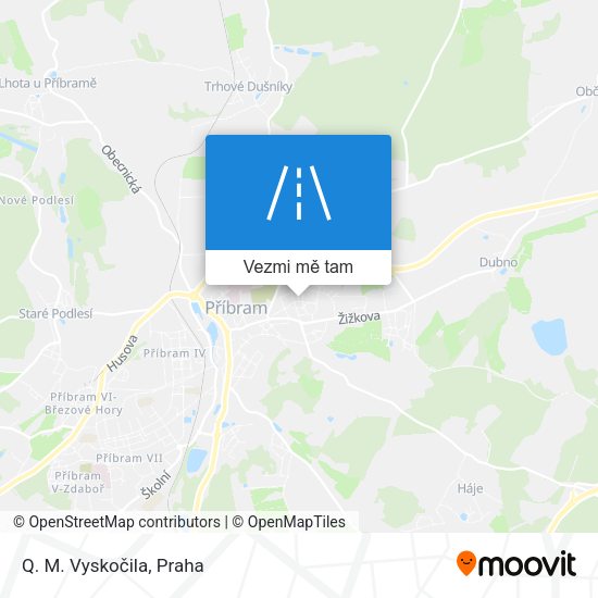 Q. M. Vyskočila mapa