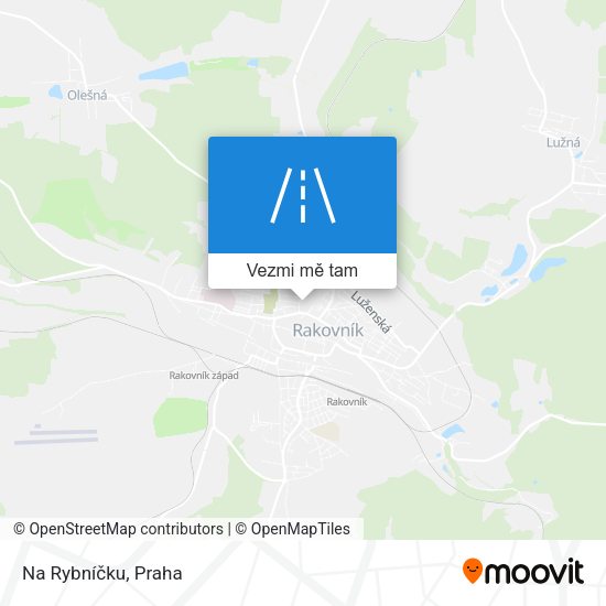 Na Rybníčku mapa