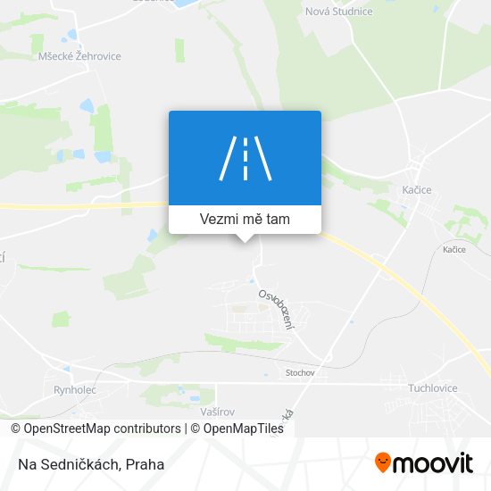 Na Sedničkách mapa
