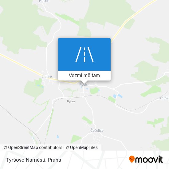 Tyršovo Náměstí mapa