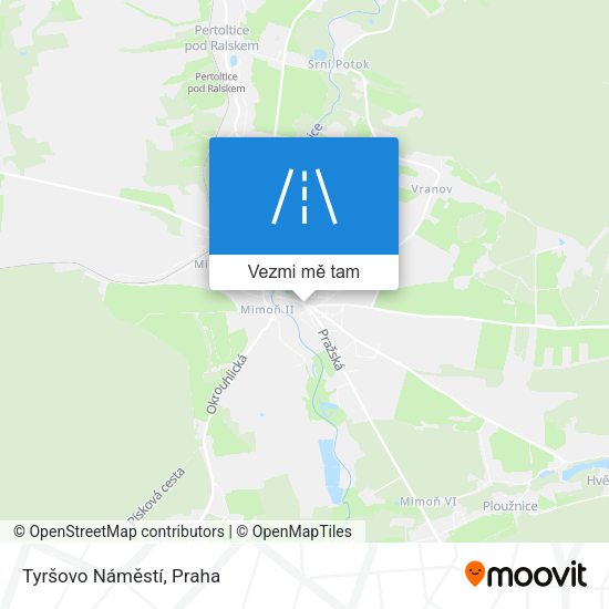Tyršovo Náměstí mapa