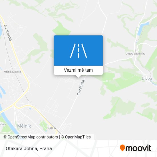 Otakara Johna mapa