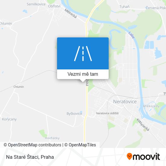Na Staré Štaci mapa